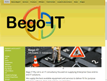 Tablet Screenshot of bego.com.au