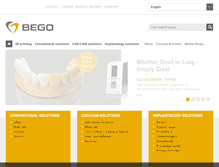 Tablet Screenshot of bego.com